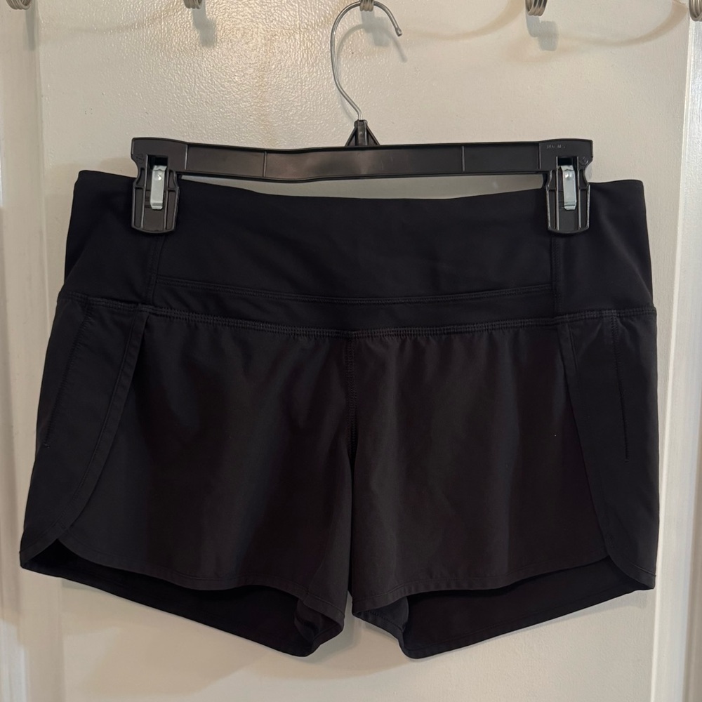Lululemon Run Times Short *4-way Stretch 4” Black